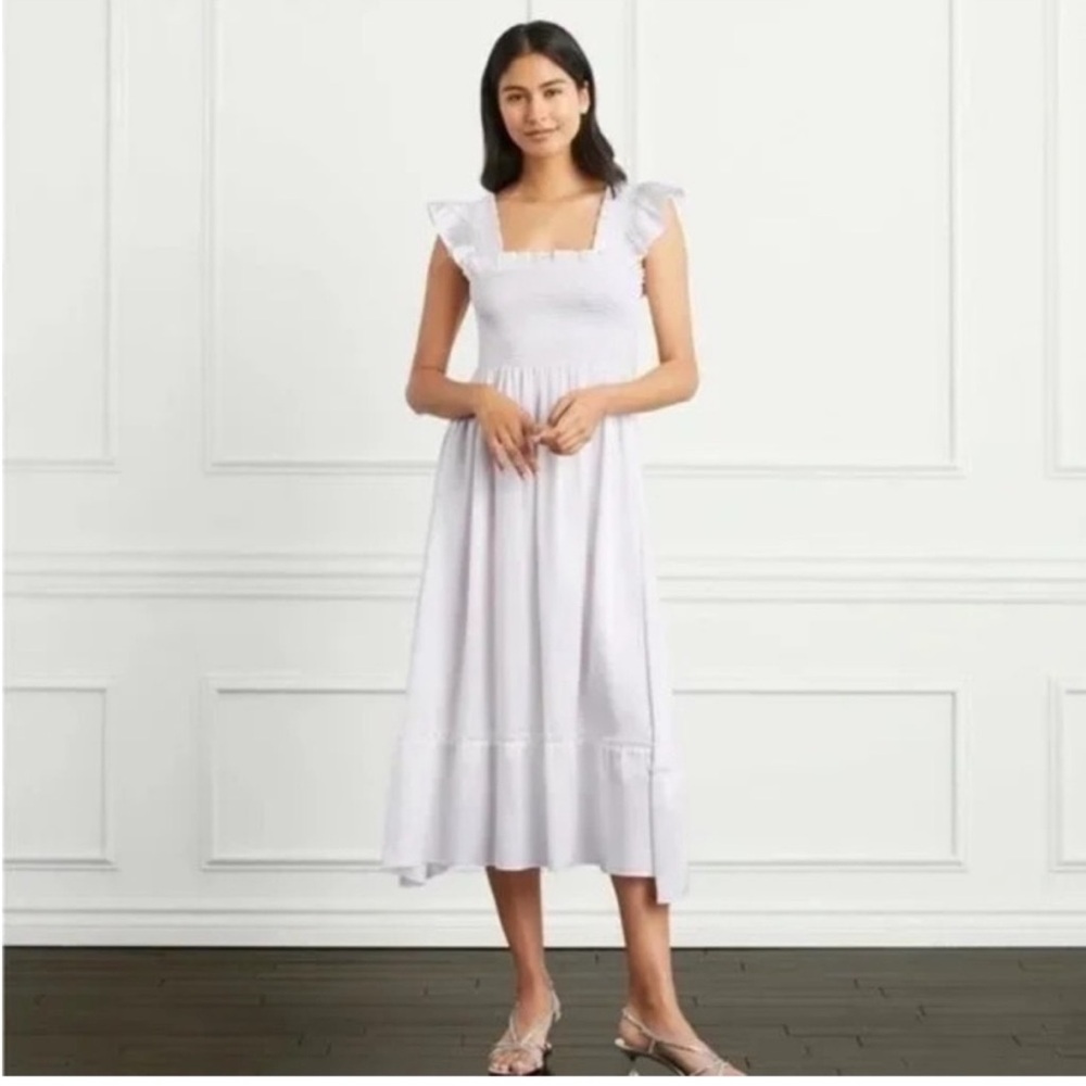 Hill House Ellie Nap Dress in White Silk Collector's Edition